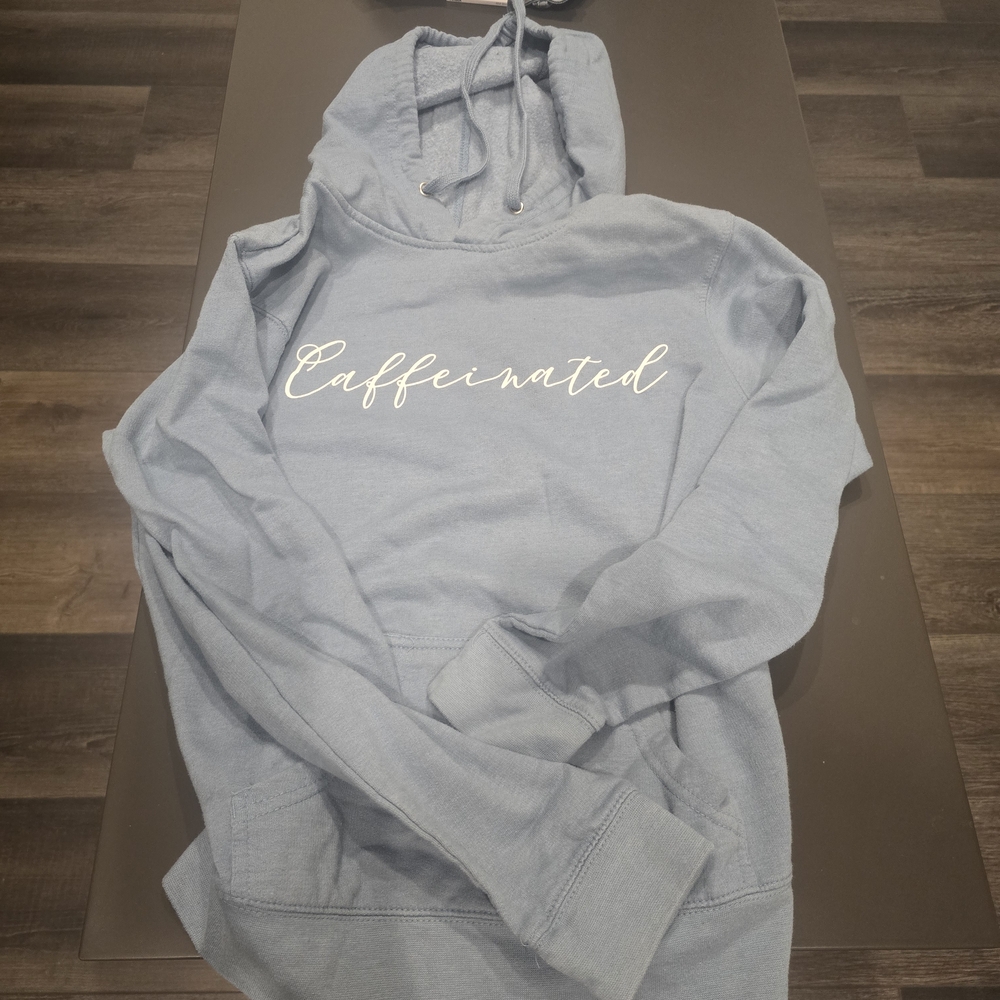 Caffeinated Sky Blue Women's Hoodie